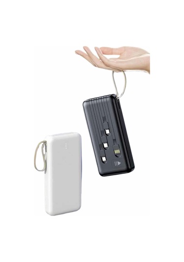 4 Çıkışlı 20.000 Mah Powerbank Uzun Pil Ömürlü Taşınabilir Çok Renkli
