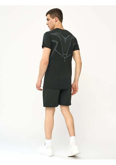 Ynaı Sportwear Antrenmanlar İçin Spor Takımı/rashguard 2'si 1 Arada 244500305 Siyah