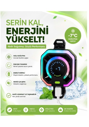 Novalink Hk5 Pro Telefon Buz Soğutucu Fan