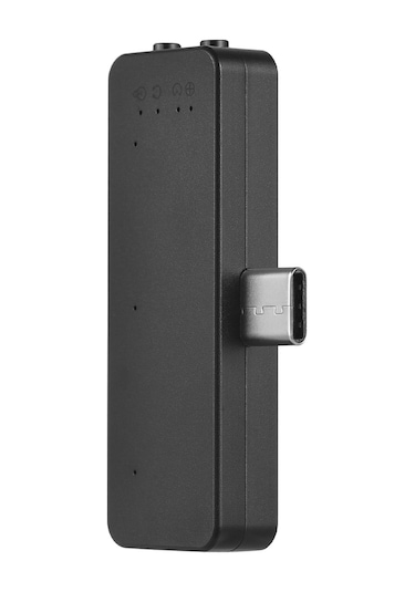 Suofeng Kablosuz Type-c 360 Çok Yönlü Mikrofon, 3 Dizili Gürültü Önleyici, Hızlı Kurulum, Siyah M10