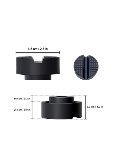 Flybuy Sones Otomobil Kriko Kauçuk Evrensel Destek Braketi Bloğu 4pcs Au