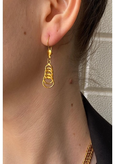 Zümrüt Sarraf 22 Ayar Altın Kadın 3 Gram Dallas Küpe