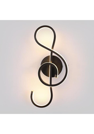 Suntek Magideal Pvc Duvar Lambası Başucu Aplik Siyah