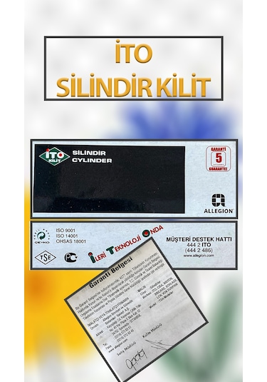 Silindir Kilit, Kilit Göbeği 3 Anahtarlı