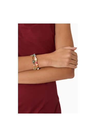Kurt Geiger Multi - Strand Eye Bileklik, Pirinç - Kristal Çok Renkli