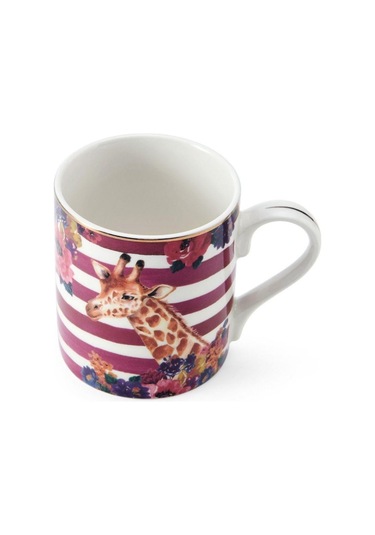 Mikasa Wild At Heart Fine China 280 Ml Kupa Zürafa Çok Renkli