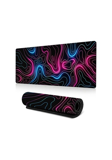 Cbtx 300 X 600 X 3mm Yaratıcı Soyut Desen Mouse Pad Masa Büyük Fare Mat - Stil Q