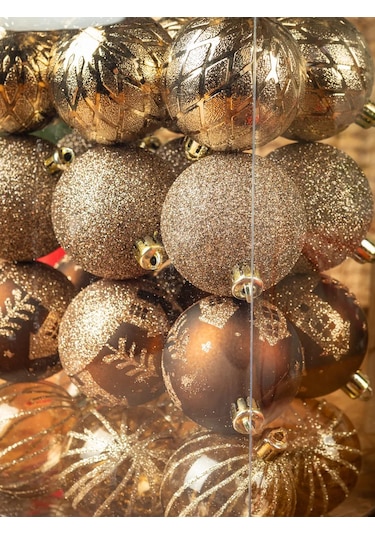 Kaemingk 24 Adet 60mm Yeni Yıl Yılbaşı Ağacı Süs Topları Seti 297815266 Arkadaş