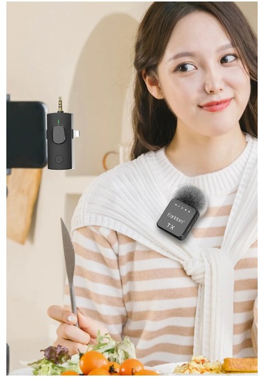 Kablosuz Yaka Mikrofonu İle Profesyonel Ses Kalitesi 3in1