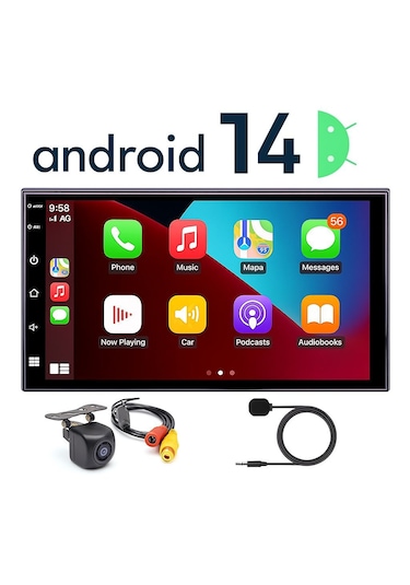 Kl-958 4gb Ram 64gb Hafıza Android Multimedya Car Playli Double T
