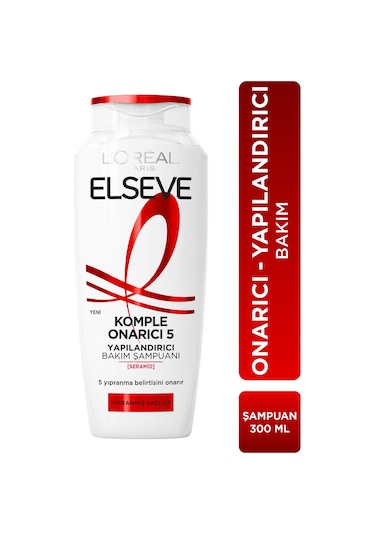 ELSEVE Komple Onarıcı 5 Yapılandırıcı Bakım Şampuanı  300 ml