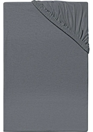 Şanlı Tek Kişilik Penye Lastikli Çarşaf Antrasit
