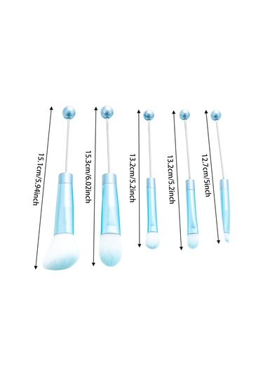 Suntek 5 Adet Makyaj Fırçası Profesyonel Göz Farı Bayan