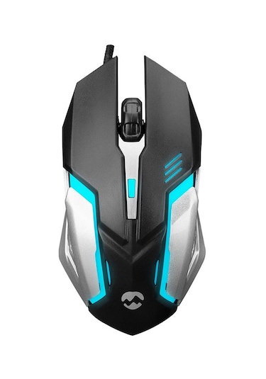 EVEREST SM-G72 USB SİYAH/GÜMÜŞ IŞIKLI GAMING MOUSE