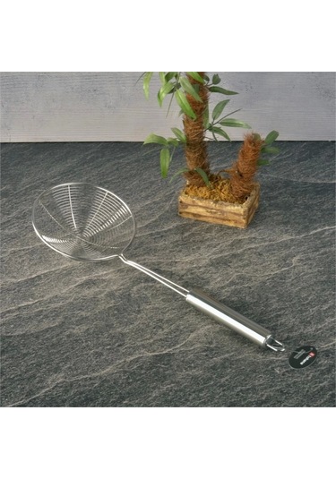 Çelik Yağ Kevgiri 14cm 76107 Gümüş