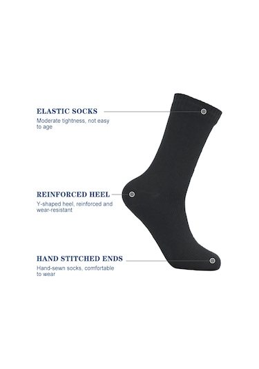 Maiyame Kış Sporları Su Geçirmez Çorap - Kayak, Dağcılık, Bisiklet İçin Isı Sağlayan, Soluklu, Dayanıklı - Siyah Yeşil Desenli Orta Boy L Çok Renkli