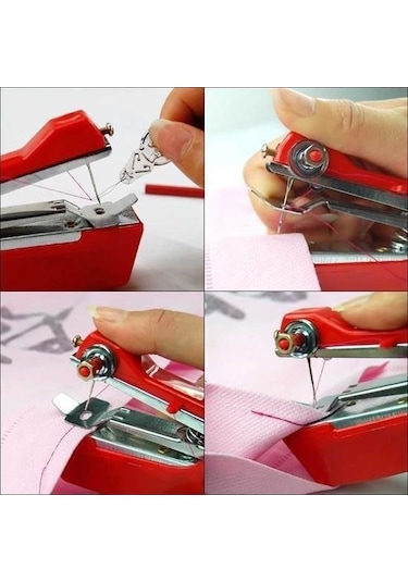 Ollevra Seyehat Ve Ev Tipi El Dikiş Dikme Makinası Spring Come Mini Kolay