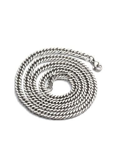 Chavin Gri 60 Cm. 10 Mm. Gürmet Erkek Çelik Zincir Dm93 (478254997)