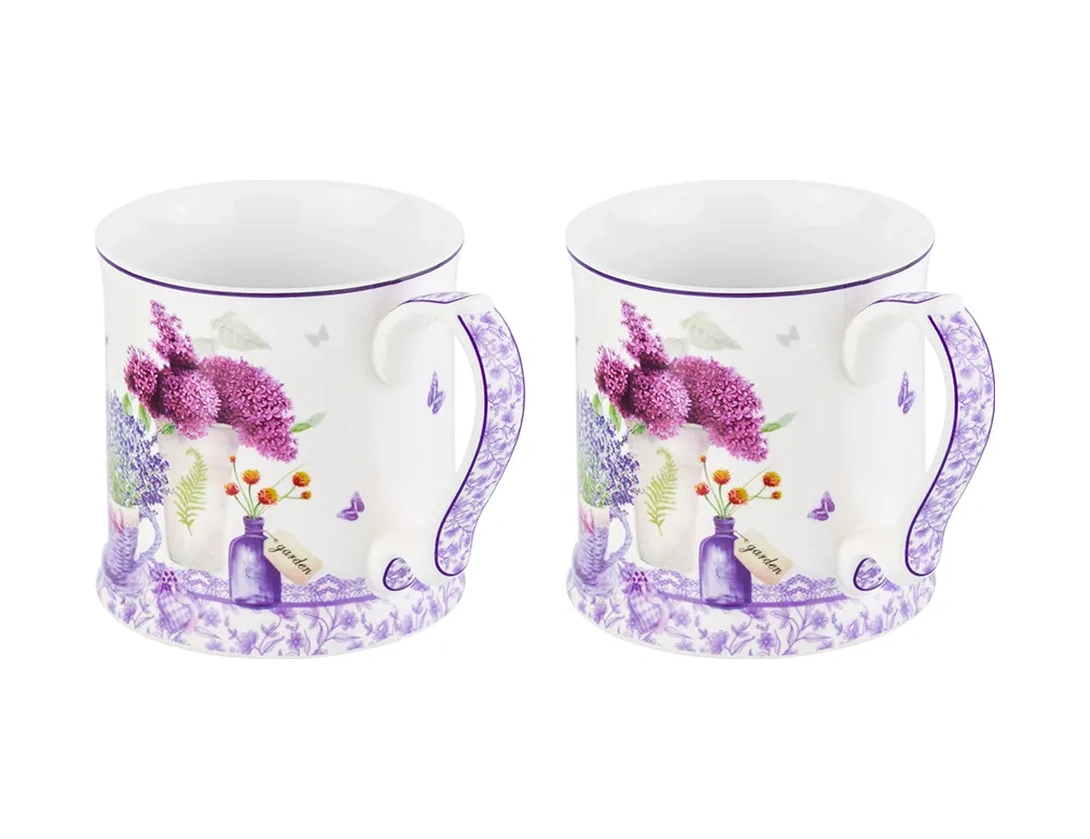 Elan Gallery Lavendale Fincanı 2 Adet, 380 Ml 17465841 Leylak