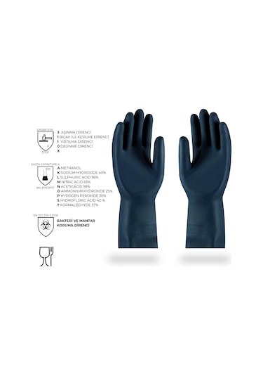 Ysb Neo Hard Doğal Kauçuk Usta Işi Mermerci Eldiveni XL Beden 144 Çift