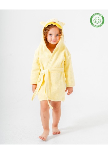 Kedicik Bornoz Sarı