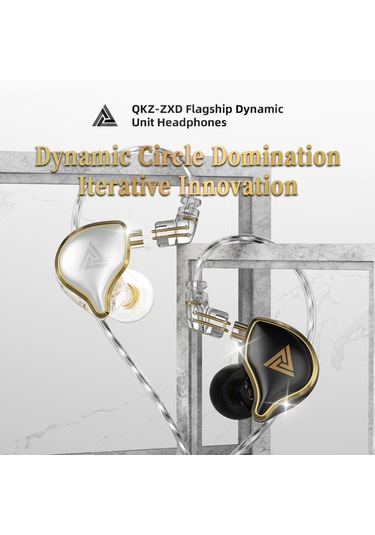 Kulaklık, Kalın Alüminyum İç Kulaklık, Kablolu Mikrofonlu, Siyah