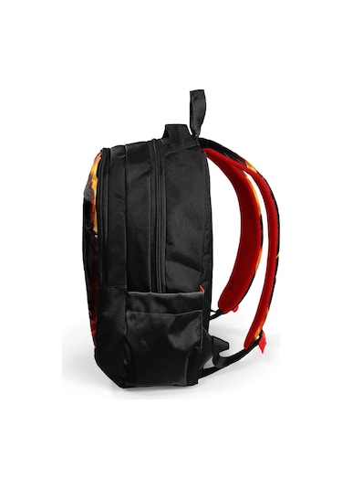 Coral High Kids Siyah Aslan Desenli Üç Bölmeli Okul Sırt Çantası 23671 Siyah