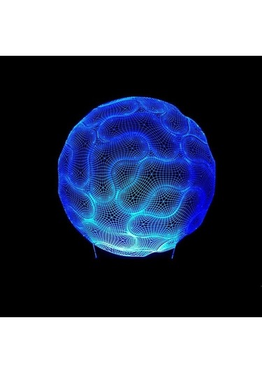 Wealthglow Renk Değiştiren 3d Dekoratif Şekilli Led Lamba - 12 Cm G263u0 Siyah