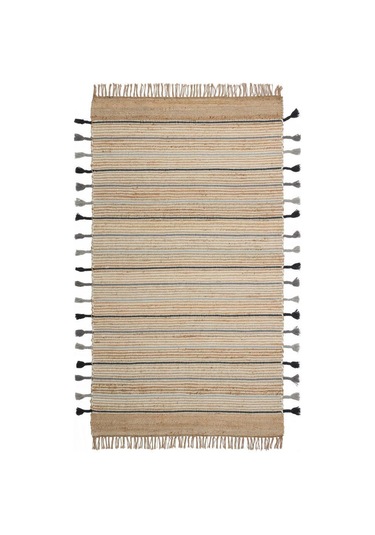 Eko Halı Juno Jüt Ech 05 Natural Grey Dekoratif Jüt Kilim Gri
