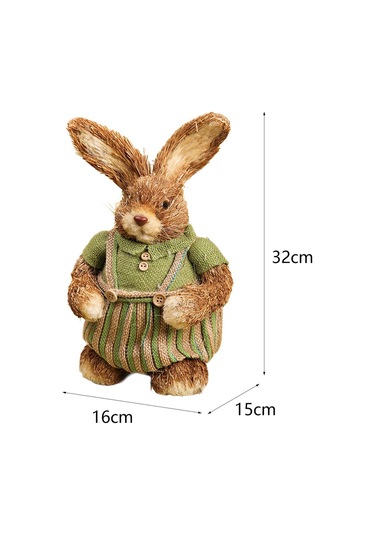 Suntek Tavşan Heykeli Bahçe Dekor Paskalya Tavşanı Heykelcik