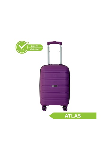 Vegmann Polipropilen Pp Atlas Violet Kabin Boy Valiz Violet