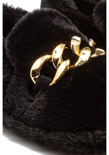 Angel Kadın Peluş Ev Ayakkabısı Siyah 37/41 Siyah