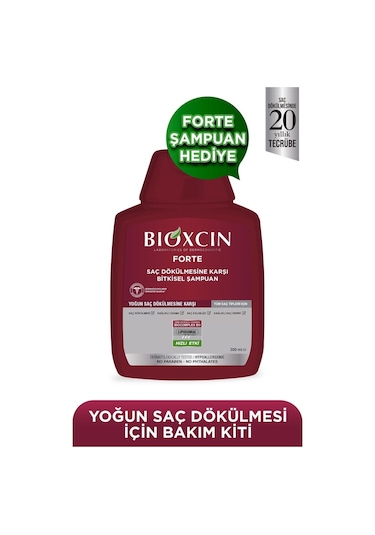 Bioxcin Forte Saç Bakım Kiti Yoğun Saç Dökülmesi 2 Adet