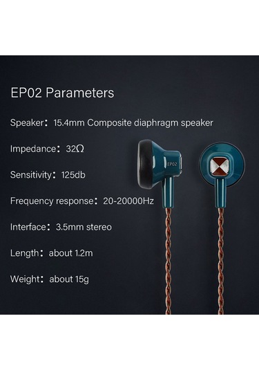 Shineyee Jcally Ep02 3.5mm Kablolu Kulaklık - Yarı Kulak İçi Tasarım, Miktorlu, Doğal Net Ses, Uzun Ömürlü, Siyah/mavi Seçenekleri