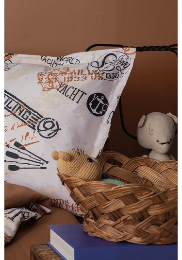 Voyager 210 Tc 83 Tel Dijital Pamuk Saten Tek Kişilik Nevresim Takımı Çok Renkli