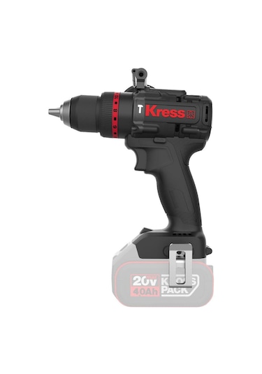 Kress KUC33.91 20V 95NM Profesyonel Şarjlı Darbeli Matkap