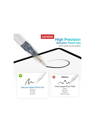 Lenovo Thinkplus Universal Bp16 Dokunmatik Kalem Tablet Mobil Android İos Telefon İpad Uyumlu Aksesuarları Çizim Tableti Kalem