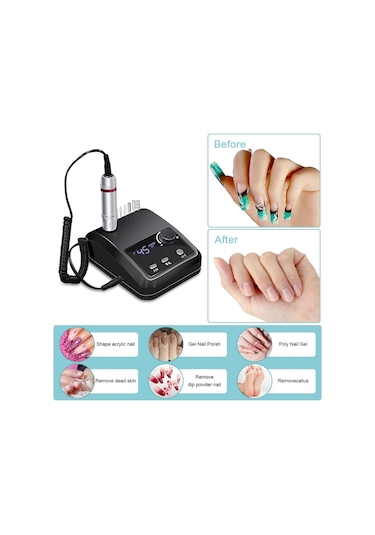 Jialan 45000rpm Elektrikli Tırnak Matkap Makinesi Çivi İçin