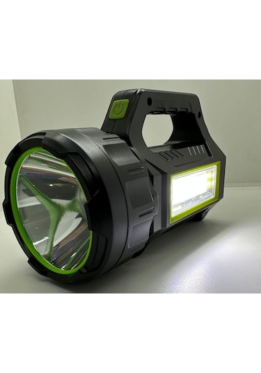 Ps-t95 30w Uzun Menzilli Solar Panelli Powerbank+usb Çıkış S.o.s Lu Ultra Güçlü Ledli Şarjlı Feneri