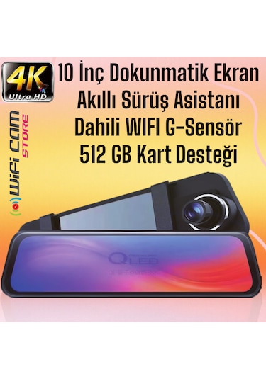 4k Yüksek Kalite Ayna Araç Kamerası