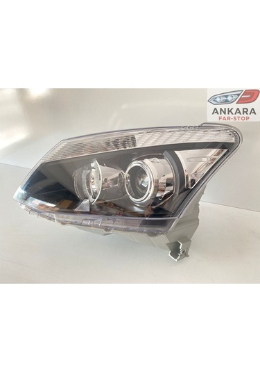 Isuzu D-max 2012-2015 Far Lambası Siyah Mercekli Sol