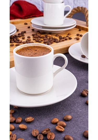 Bambum Melda 6 Kişilik Kahve Fincan Takımı B5827