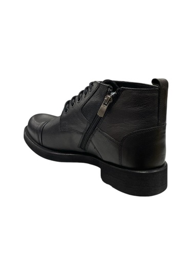 Burç 02549 Erkek Casual Hakiki Deri Bot Kış 24 Siyah