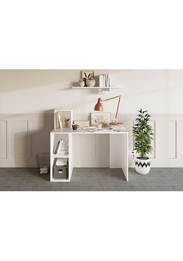 Decormet Buca Çalışma Masası Beyaz Diğer
