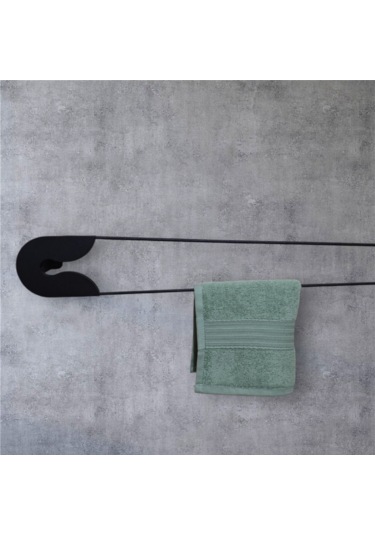 Çengel Askı Mutfak Banyo Antre Askılığı Siyah