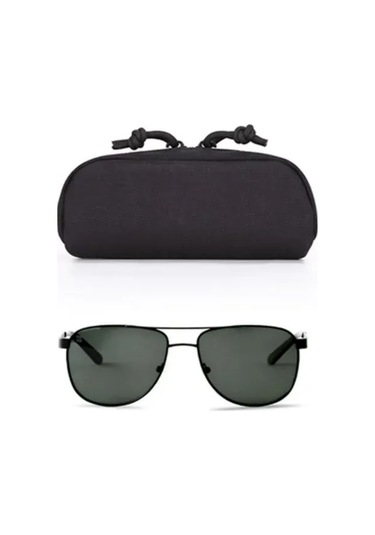 Gajeena Taktik Gözlük Kılıfı Nylon Dayanıklı Sert Kasa Su Geçirmez Av-fishing-turizm Çanta Karabinerli Kahverengi Çok Renkli