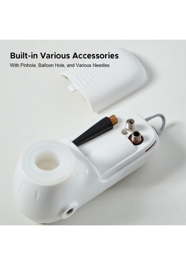 Moveevo El-zk001 El Tipi Süpürge-hava Pompa: Yiyecek Saklama Ve Balon, Top, Oyuncak Şişirme, Kablosuz, 5 Büyük+5 Küçük Poşet