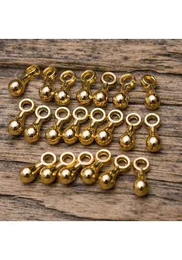 Kafebizu Zinciri İçin Uç Yakl. 180 Adet 7x2.65 Mm Altın Kaplama 208222075