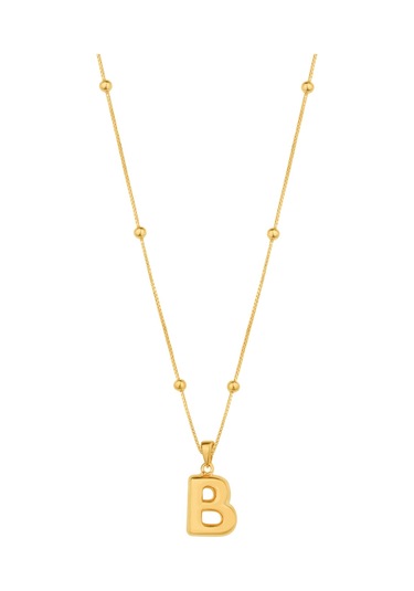 Taşsız Gümüş Tombul Harf - B Harfi Rose Gold