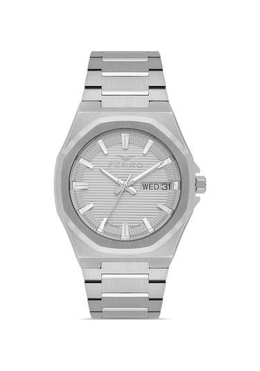 Ferro Erkek Kol Saati Fm40136a-a Gümüş